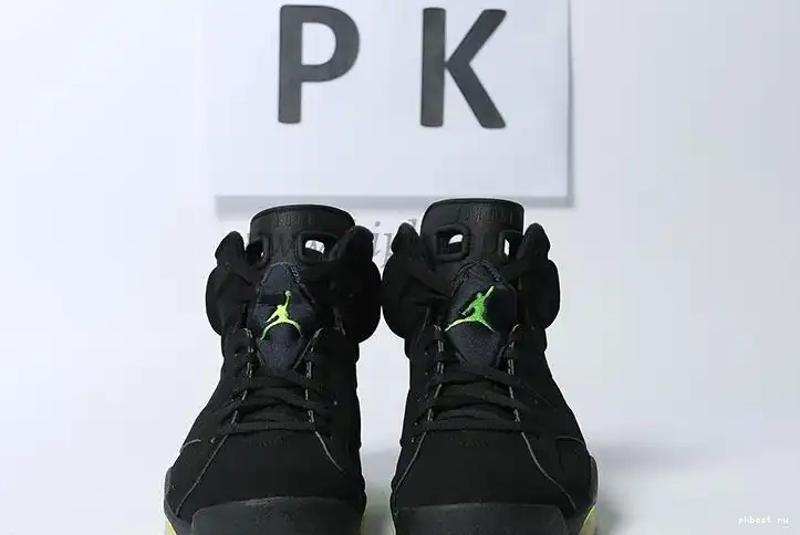 Electric GOD Green Jordan PK MATERIALS READY TO 6 SHIP RETAIL Retro 0505